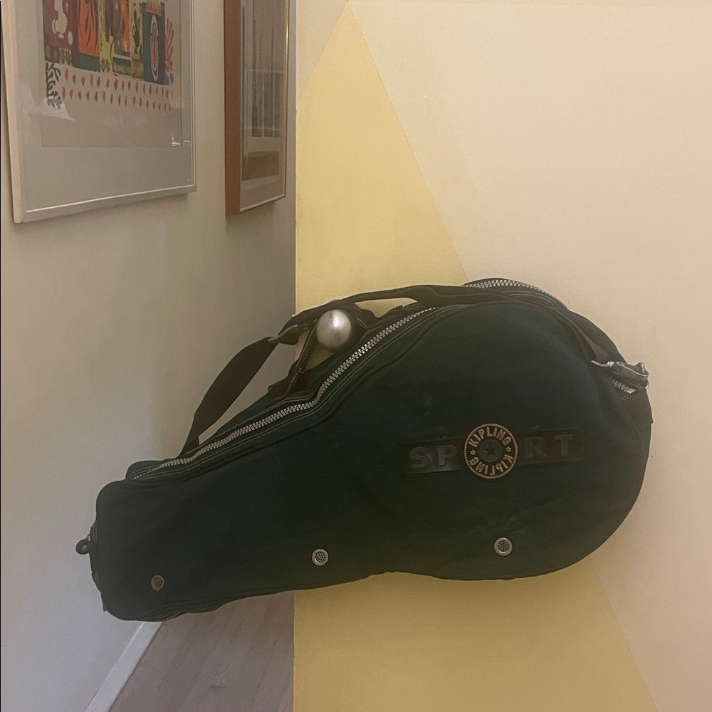 Kipling Hunter Green Tennis Bag